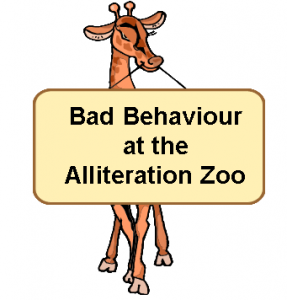 bad behaviour at the alliteration zoo.png