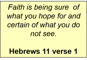 Hebrews 11 verse 1